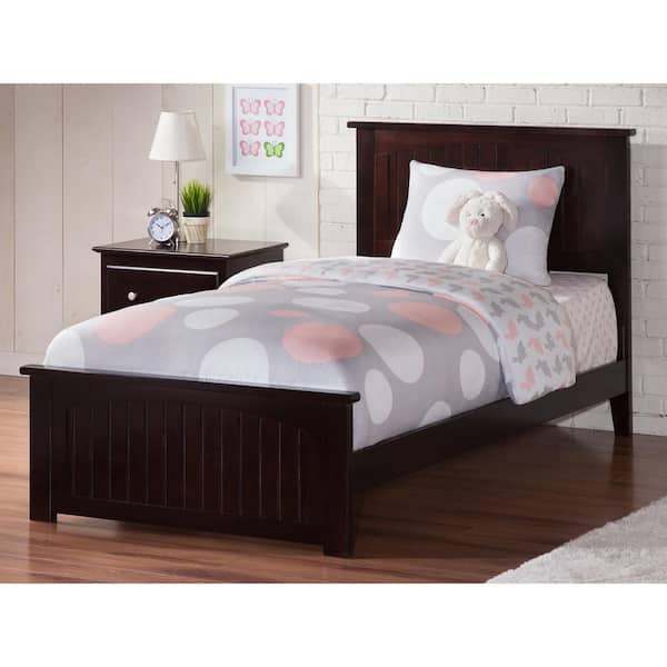 AFI Nantucket Espresso Twin XL Traditional Bed with Matching Foot Board