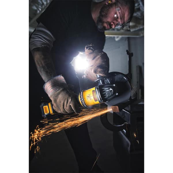 Cordless Angle Grinder for Dewalt 20v Battery, 8500RPM 4-1/2''/5/8-11''  Variable Speed Handle Brushless Angle Grinder Tool Without Grinding &  Wheels