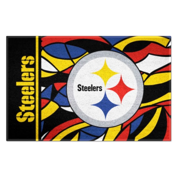 FANMATS Pittsburgh Steelers Patterned 1.5 ft. x 2.5 ft. XFIT Design Starter Area Rug