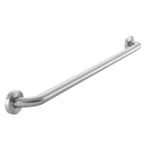 42 in. L x 3.1 in. ADA Compliant Grab Bar in Brushed Stainless Steel