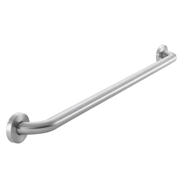 Glacier Bay 42 in. L x 1 1/4 in. ADA Compliant Grab Bar in Brushed Stainless Steel