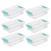 https://images.thdstatic.com/productImages/e92ac113-7927-4a51-8305-3c2e88af7052/svn/clear-with-aqua-chrome-latches-sterilite-storage-bins-6-x-19618606-64_100.jpg