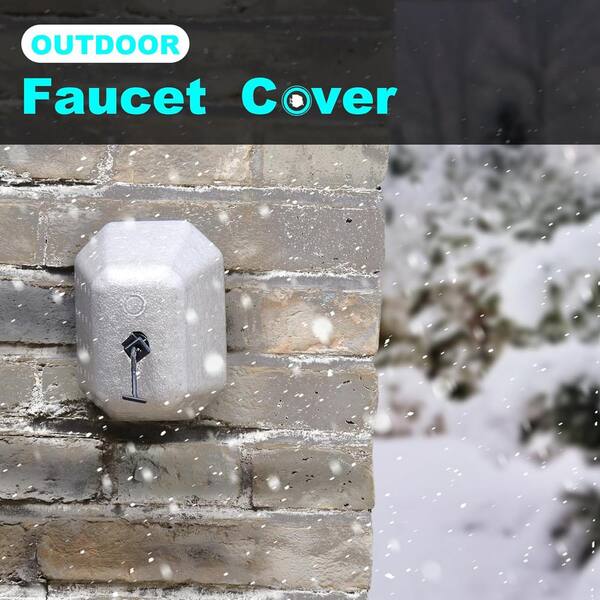 Lukvuzo Outdoor Faucet Covers for Winter Protection (4-Pack)