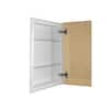 WG Wood Products 15.5 in. W x 43.5 in. H Fieldstone Shaker Style Frameless  Primed Gray Recessed Medicine Cabinet without Mirror FIE-242-PRIMED - The  Home Depot