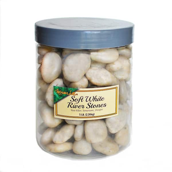 Mosser Lee 5 lb. Soft White River Stones