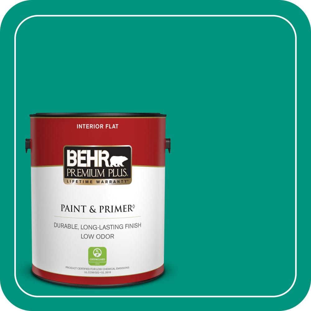 1 gal. #S-G-480 Aqua Waters Flat Low Odor Interior Paint & Primer price history on PriceWatchPro