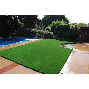 Classic Premium 65 Spring 7.5 ft. Wide x Cut to Length Green Artificial Grass Carpet