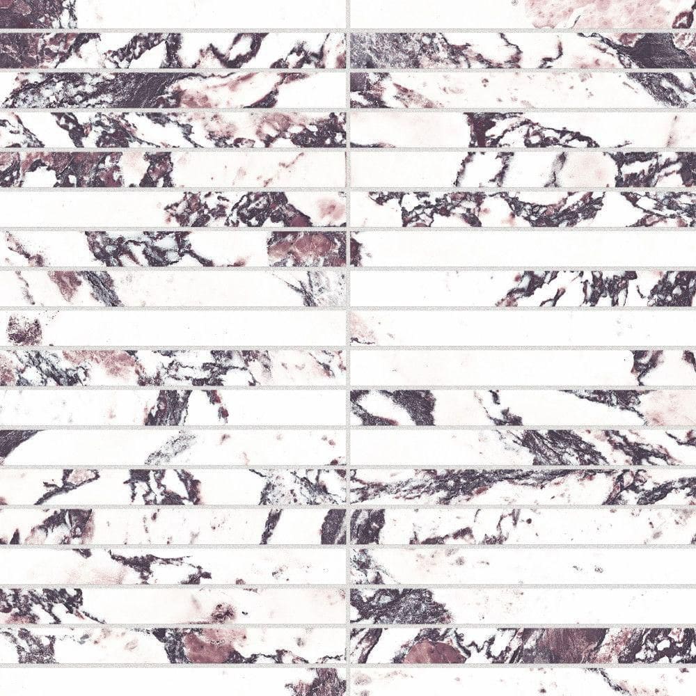 Touche Brick Stacked Rubis 12 in. x 12 in. Porcelain Floor and Wall Mosaic Tile (8.82 sq. ft./Case) price history on PriceWatchPro