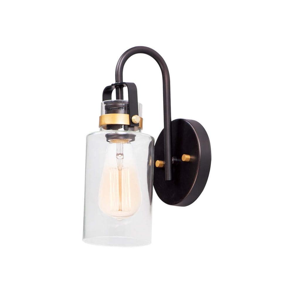 Magnolia 5 in. Wide Bronze / Gold Sconce price history on PriceWatchPro