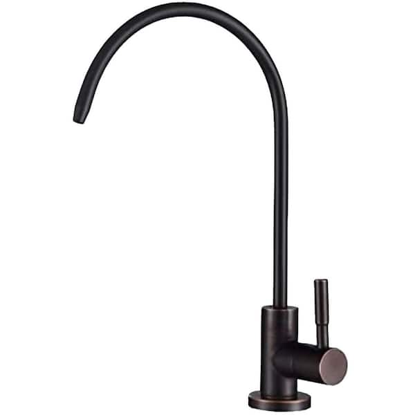 Single Handle Beverage Faucet with 360 Degree Swivel Spout Easy Install Non-Air Gap in Oil Rubbed Bronze Finish