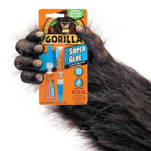 Gorilla Super Glue 0.8 oz. Clear Sandable Plastic Glue/Epoxy