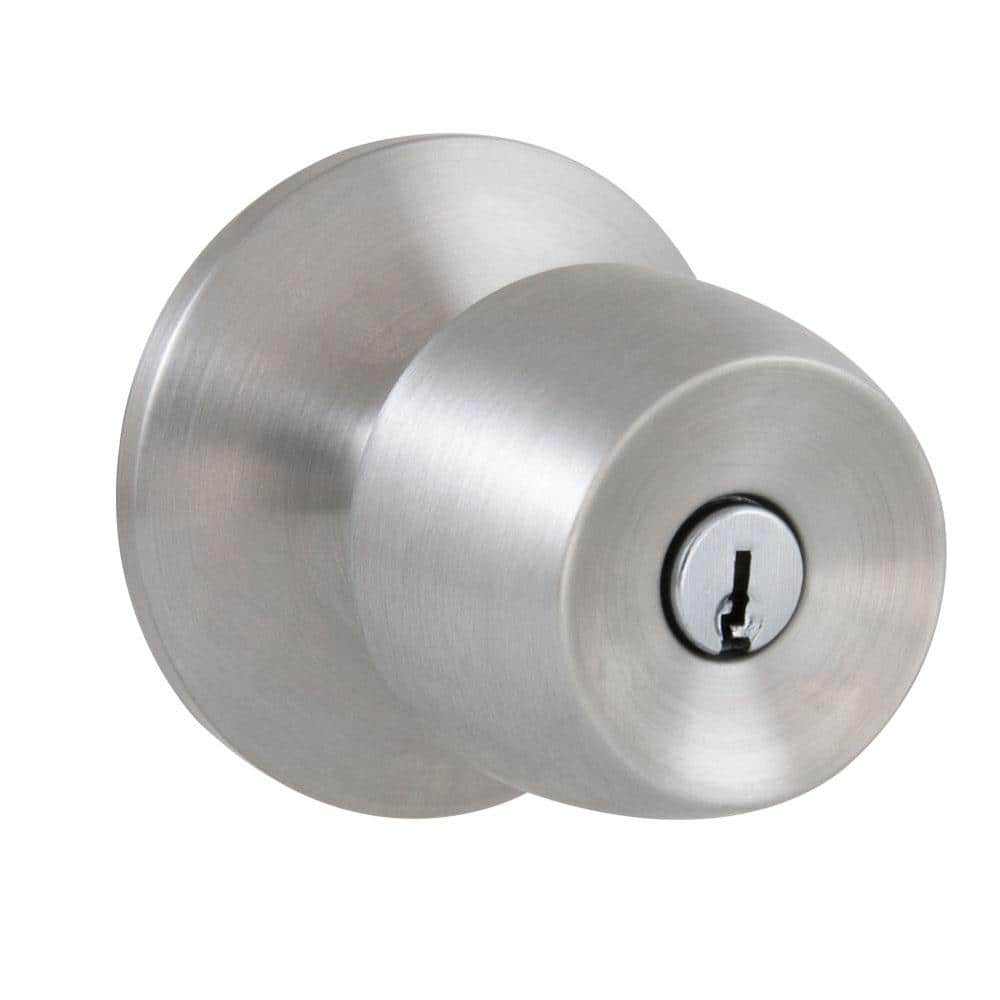 Round Door Handle Knobs Lock Stainless Door knobs lock Steel