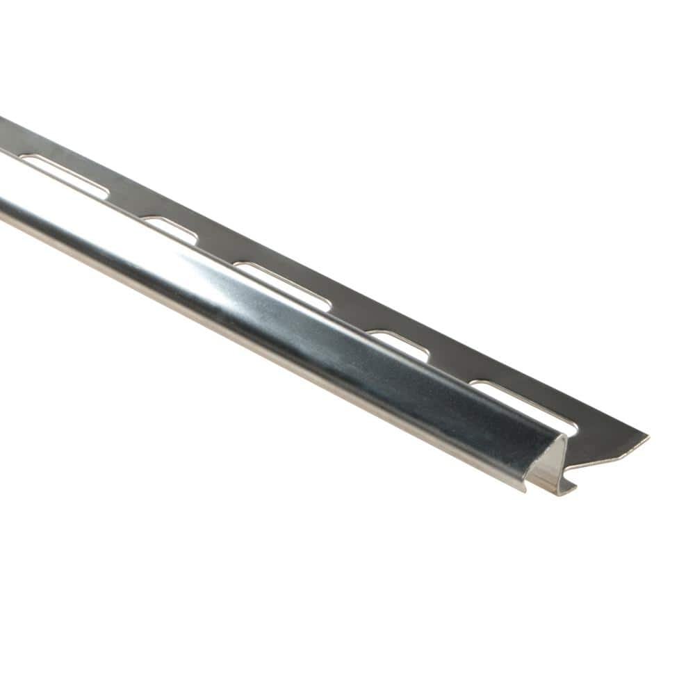 Deco-DE Stainless Steel 0.438 in. x 98.5 in. Metal Tile Edging Trim price history on PriceWatchPro