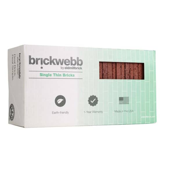 Independence Thin Brick Singles - Flats (Box of 50) - 7.625 in x 2.25 in (7.3 sq. ft)