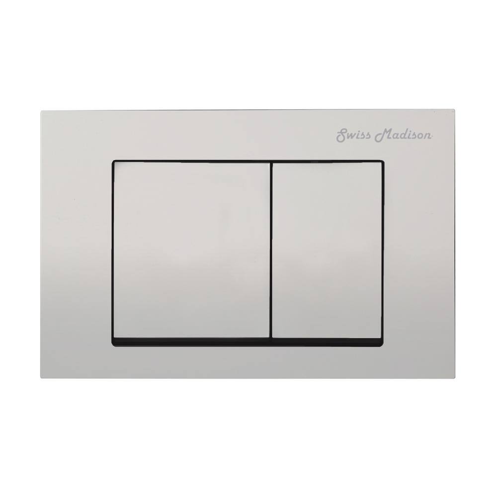 Wall Mount Dual Flush Actuator Plate in Matte Chrome price history on PriceWatchPro