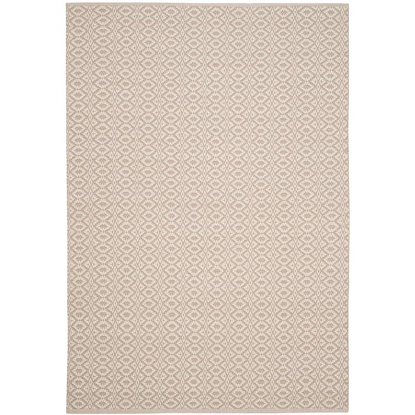 SAFAVIEH Montauk Ivory/Beige 5 ft. x 7 ft. Solid Area Rug