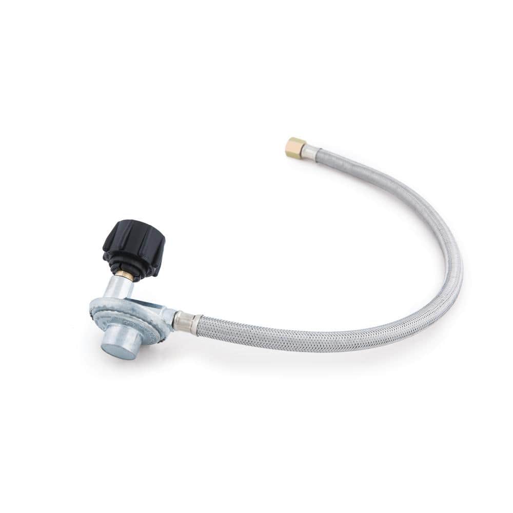 Braided Stainless QCC1 Hose and Regulator