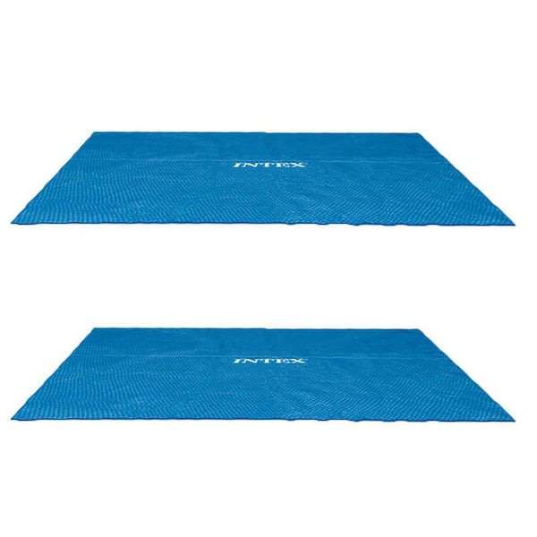 9 x 18 ft. Rectangular Solar Frame Set Swimming Pool Cover (2-Pack)