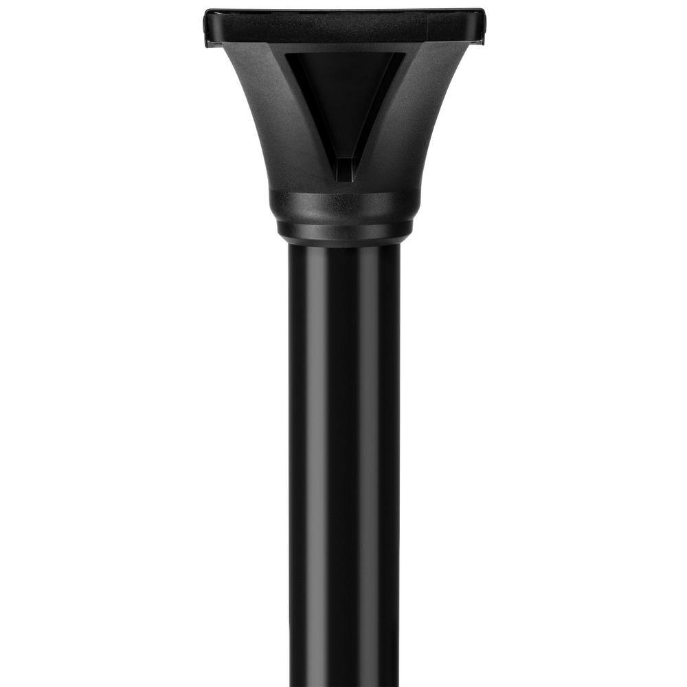 Elevado Black Galvanized Steel Decorative Mailbox Post