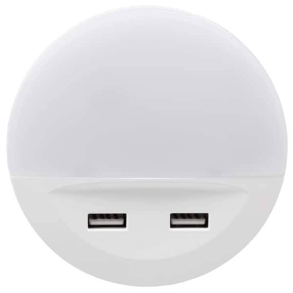 Sylvania Dual USB Dusk to Dawn LED Night Light (4-Pack)