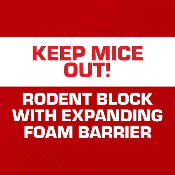 Rodent Block Expanding Foam Barrier (2-Pack)