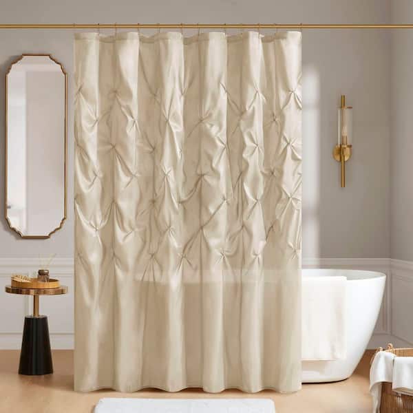 Jacqueline Ivory 72 in. Shower Curtain