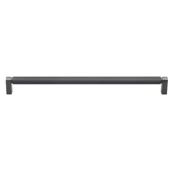 GLIDERITE 12-5/8 in. (320mm) Center-to Center Oil Rubbed Bronze Knurled Bar Pull (10-Pack )