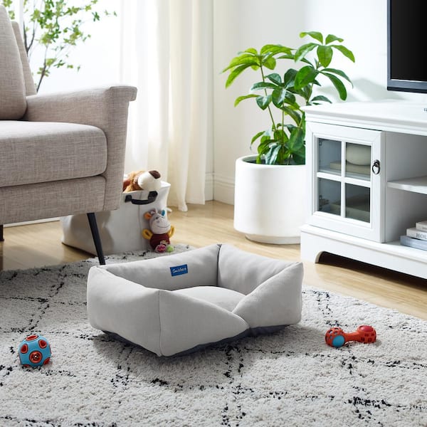 Sam's Pets - Ellie Small Gray Dog Bed