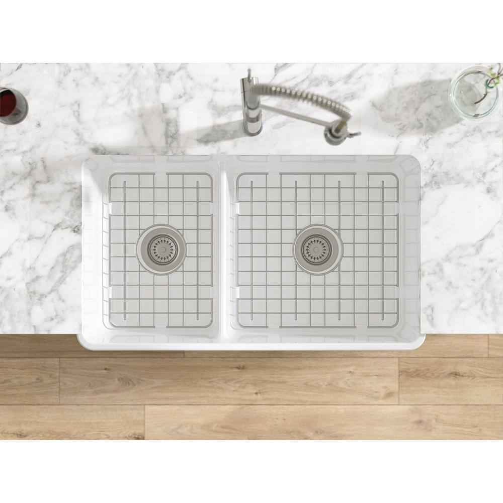 LaToscana Stainless Steel Small Sink Grid with Bumpers
