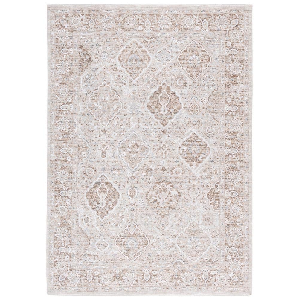 Finley 9 ft. x 12 ft. Brown/Gray Distressed Oriental Area Rug price history on PriceWatchPro