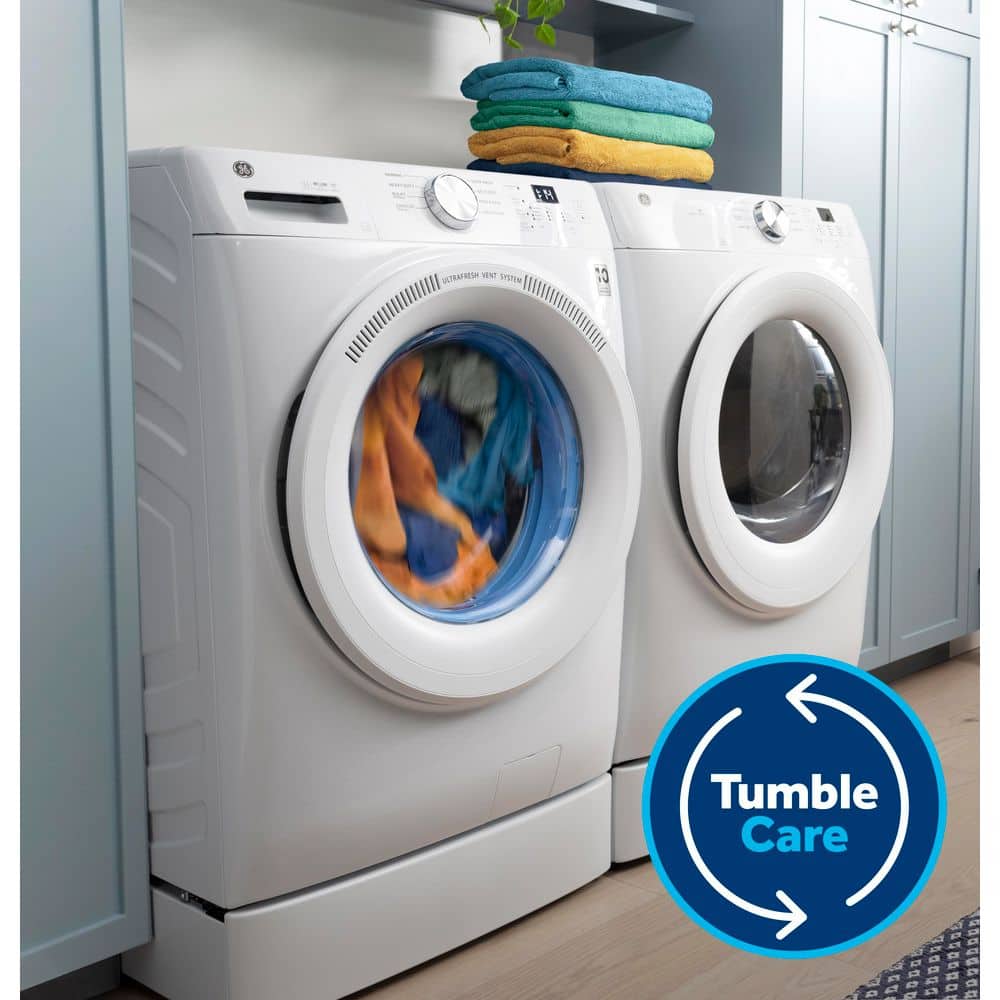 White 5.0 Cu. Ft. Smart Front Load Steam Washer