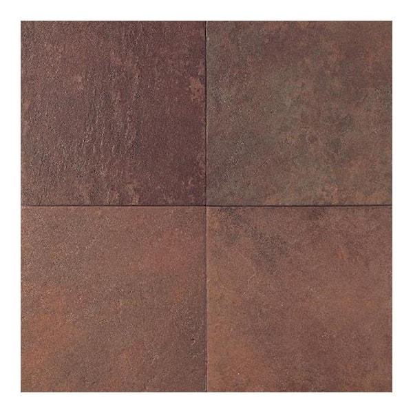 Daltile Continental Slate Indian Red 18, Light Colored Slate Tile Floor