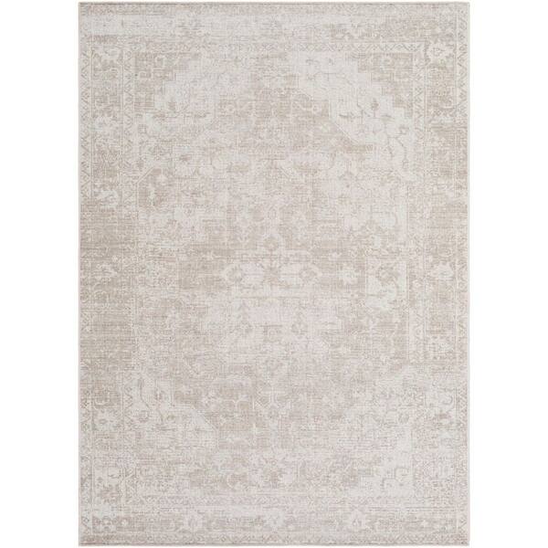 Judie Grey Traditional 6 ft. x 9 ft. Indoor Area Rug