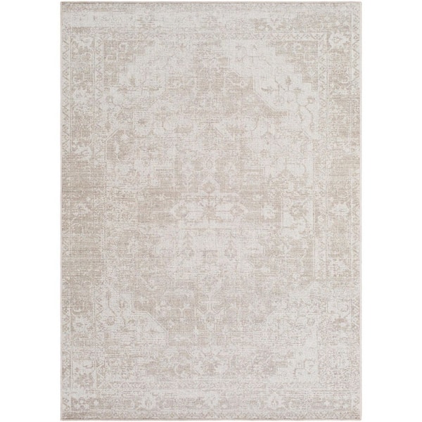 Judie Grey Traditional 8 ft. x 10 ft. Indoor Area Rug