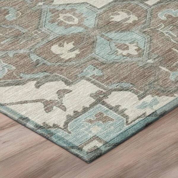 Chantille Machine Washable Indoor/Outdoor Abstract ACN3027 Gray 5 ft. x 7 ft. 6 in. Area Rug