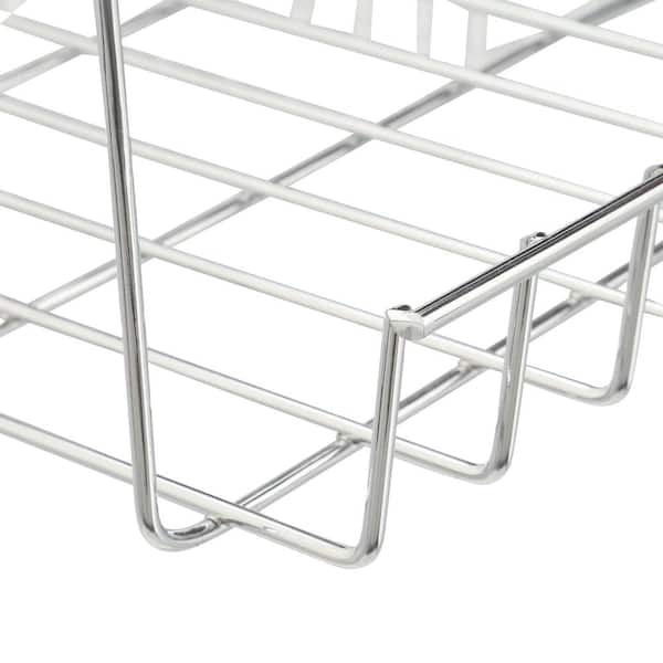 Metaltex USA Under Shelf Basket, White, 20-inch