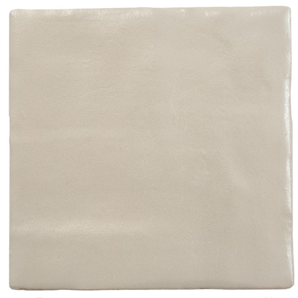 Green 4 in. x 4 in. Polished and Honed Ceramic Wall Tile (5.38 sq. ft./Case)