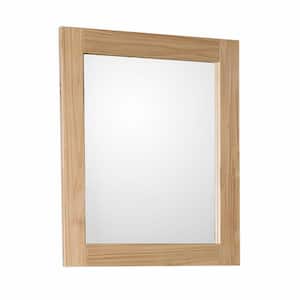 Umbria 18.00 in. W x 22.00 in. H Framed Rectangular Bathroom Vanity Mirror in Natural