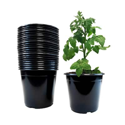 HIDBEA 3 Gal. Black Fabric Planting Containers and Pots Planter  KP-SZD-3GAL-6P - The Home Depot