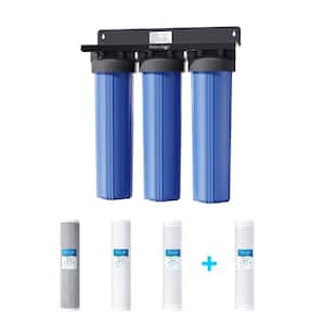B-WD-WHF3T-PGSET Whole House Water Filter System, with Carbon Filter&Sediment Filter