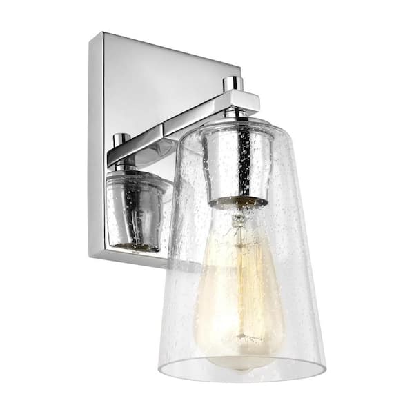 Generation Lighting Mercer 1-Light Chrome Sconce