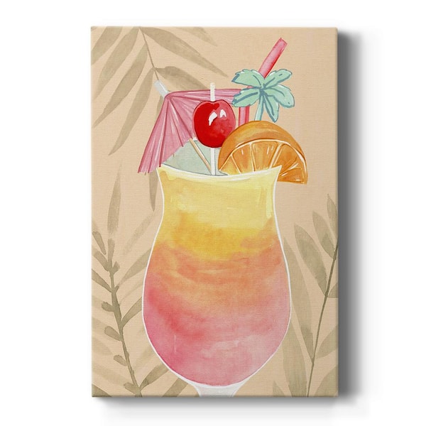 Wexford Home Tropical Cocktail IV By Wexford Homes Unframed Giclee Home Art Print 48 in. x 32 in.