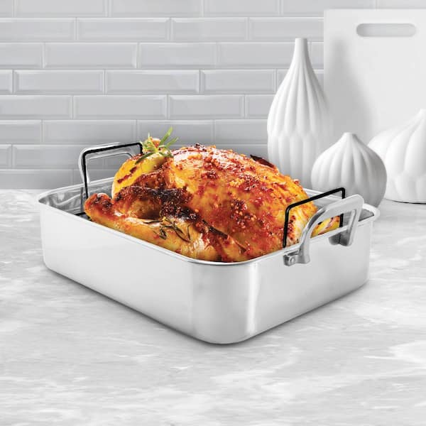 https://images.thdstatic.com/productImages/e93769b0-2043-455e-bbf0-6dd64904aeef/svn/polished-stainless-steel-chantal-roasting-pans-sl60-38rkc-31_600.jpg
