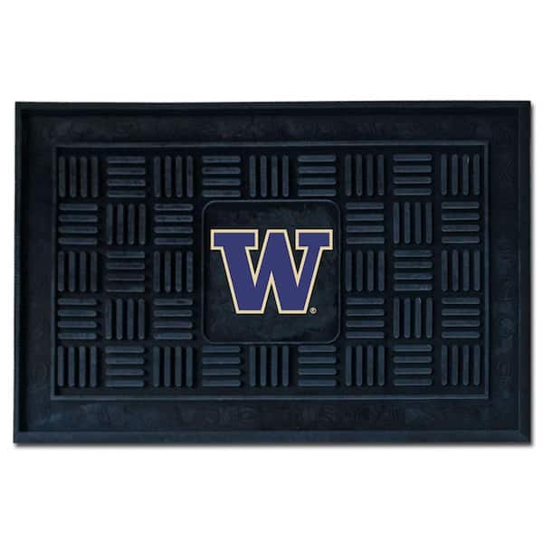 FANMATS NCAA University of Washington 19 in. x 30 in. Vinyl Door Mat