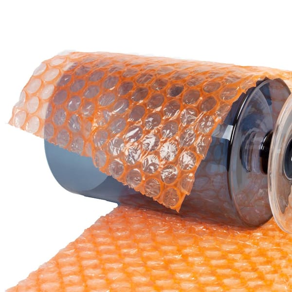 Pratt Retail Specialties 5/16 in. x 12 in. x 100 ft. Perforated Bubble Cushion Wrap (2-Pack)