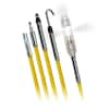 Jameson Mid-Flex Yellow Jacket Splinter Shield Coated Fish Rod Kit, Total  Length 12 Ft, LED Light Tip Included