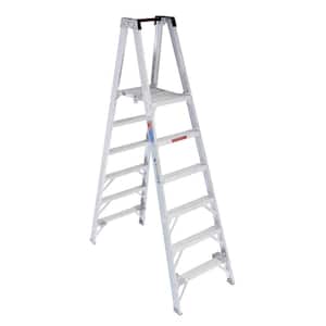 6 ft. Aluminum Platform Twin Step Ladder with 300 lb. Load Capacity Type IA Duty Rating