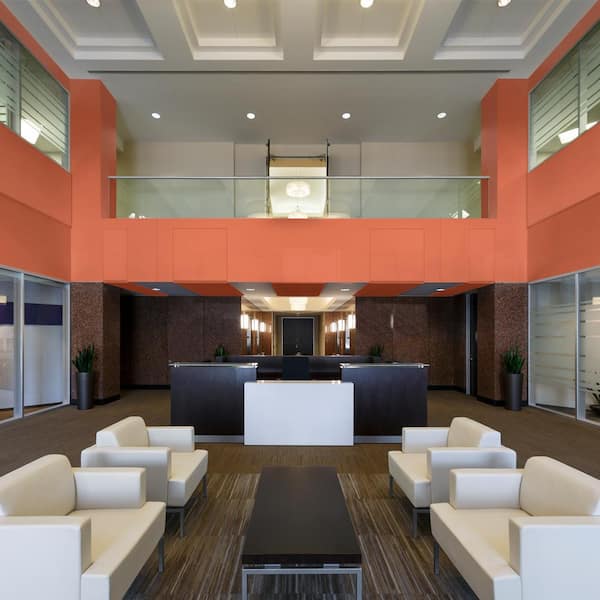 5 gal. #P200-7 Bonfire Night Eggshell Interior Paint