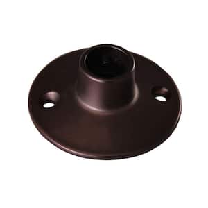 0.75 in. Round Flange for 4150 Rod in Oil Rubbed Bronze