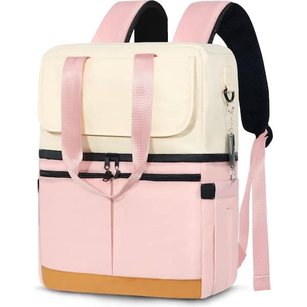 36 qt. Double Decker Insulated Soft-Side Cooler with Ice Packs Waterproof Leak Proof Stylish Travel Backpack